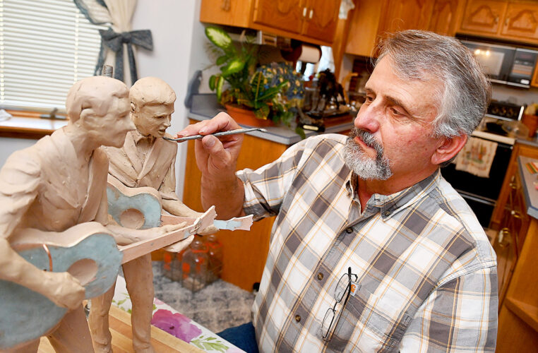 Art takes form: Local sculptor Hyde creates bronze works for installations both near and far